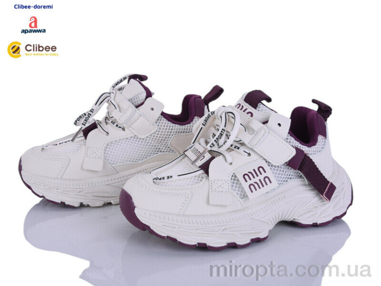 Кросівки AD7723-1 white-red р: 32-37, в упаковці: 6 пар, купити тільки гуртом - 1167267