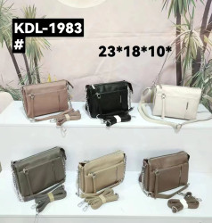 Сумка жіноча "KDL-1983" штучна шкіра (р: 23*18*10см) 6 кольорів №362785