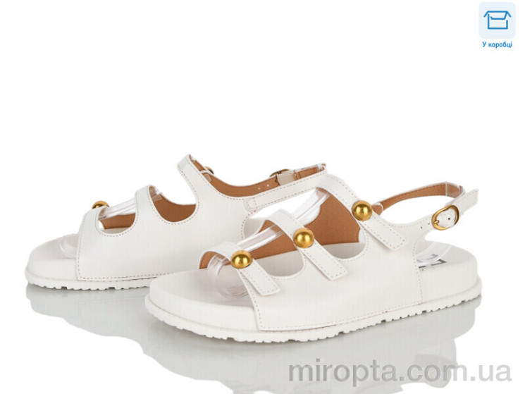 Босоніжки 4435-ST-JZ03 white р: 36-41, в упаковці: 8 пар, купити тільки гуртом - 1182560
