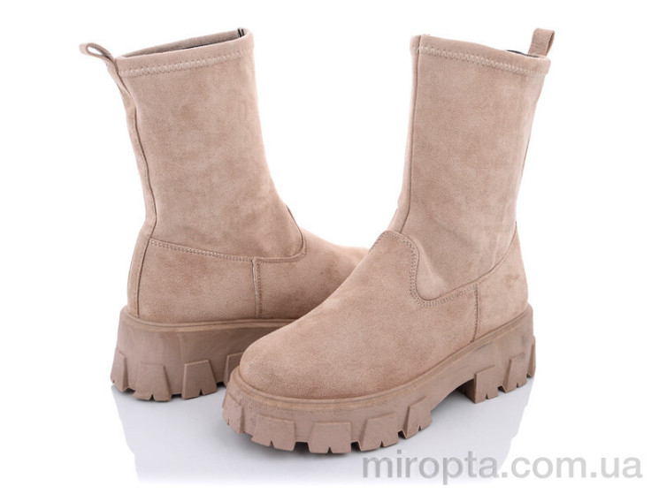 Черевики 20-909-2 beige р: 36-41, в упаковці: 8 пар, купити тільки гуртом - 678723