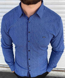 Сорочка No Brand р 3XL-6XL Чоловіча S3011 blue