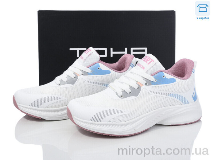 Кросівки 229 white taro pink р: 36-41, в упаковці: 8 пар, купити тільки гуртом - 1041543