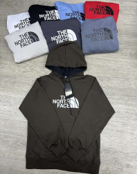 Худі підліткове The North Face "324-3" двохнитка (р: 13-17 років) 8 кольорів, в упаковці 5 шт. №388608