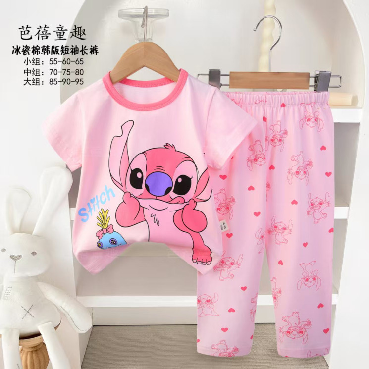 Піжама дитяча "Stitch" бавовна (р: 120,125,130см) в упаковці 3 шт. №381336 - Evans SE 761