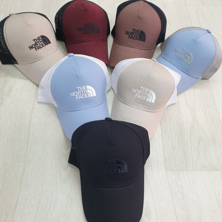 Бейсболка жіноча "The North Face" котон, сітка (р: 56-58) мікс кольорів, в упаковці 5 шт. №387554 - Ventil SE939