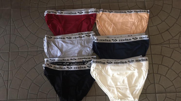 Труси жіночі, котон, (р. ХL,2XL,3XL ), 6 кольорів, в упаковці 12 шт. №317585 - 