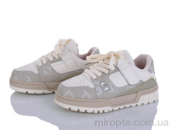 Кросівки T860-1 beige р: 26-31, в упаковці: 6 пар, купити тільки гуртом