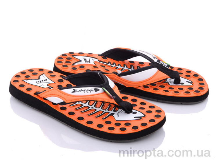 Шльопанці KCE766 orange р: 32-35, в упаковці: 6 пар, купити тільки гуртом - 625381