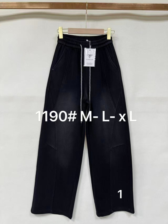 Штани жіночі, трикотаж, м. 1190 (розмір: M-XL ), в упаковці 6 штук №347940 - 