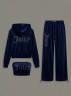 Костюм жіночий трійка " Juicy", плюшевий велюр м. 1756 (р: 42-46) №829917 - 
