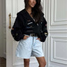 Худі жіноче oversize на блискавці, петля м. 1208 (р: S, M, L) №822093 - 