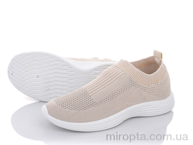 Кросівки 190-3-3 beige р: 36-41, в упаковці: 8 пар, купити тільки гуртом - 744874