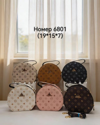 Сумка дитяча "6801" шкірзам, лак (р: 19*15*7см) 6 кольорів №388156