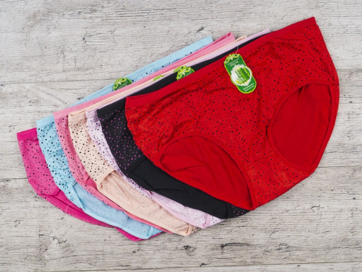 Труси жіночі "4213" (р:56-58) в уп 12 шт різного кольору №151087 - Shawls PO548 (vyh naMylku)