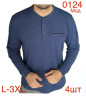 Світшот чоловічий норма , трикотаж, м.0124 (р. L-3XL) 2 кольори, в 1 упаковці 4 шт №750416 - Nadiyka BG/PO2161-2162