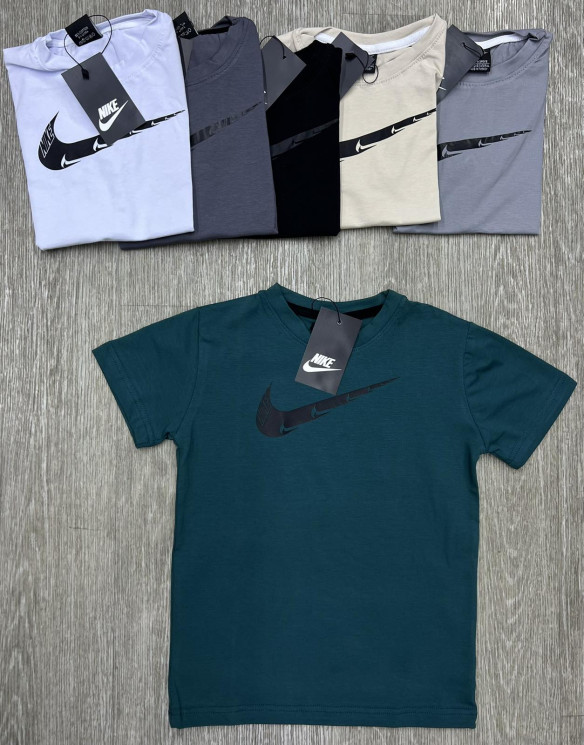 Футболка дитяча Nike "284-1" кулір, пеньє (р: 4-8 років) 6 кольорів, в упаковці 5 шт. №384905 - Spider