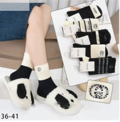 Жіночі шкарпетки, бавовна (р. 36-41 ), мікс кольорів, в упаковці 10 пар №347095