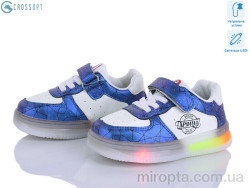 Кросівки NC61-1 navy LED р: 21-25, в упаковці: 6 пар, купити тільки гуртом