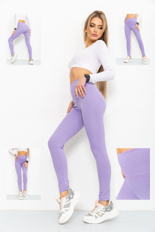 Жіночі лосини, рубчик (р: S.S.M.M.L.XL.) в уп. 6 шт. № 355266 - 