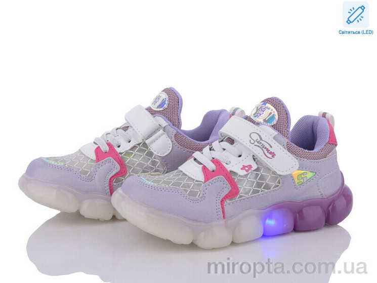 Кросівки FB381-7 LED р: 27-32, в упаковці: 8 пар, купити тільки гуртом - 941057