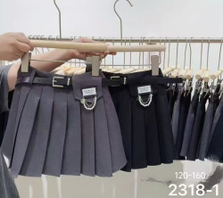 Спідниця шкільна підліткова "2318" костюмка (р: 120-160см) 2 кольори, в упаковці 5 шт. №386724