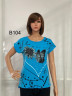 Футболка жіноча, (р. 2XL-5XL), 7 кол., в упаковці 10 штук №307691 - Iris BG/PO436