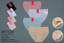 Труси жіночі, котон, м.DF7226 ( розмір: XL-3XL ), мікс кольорів, в упаковці 12 штук №339946