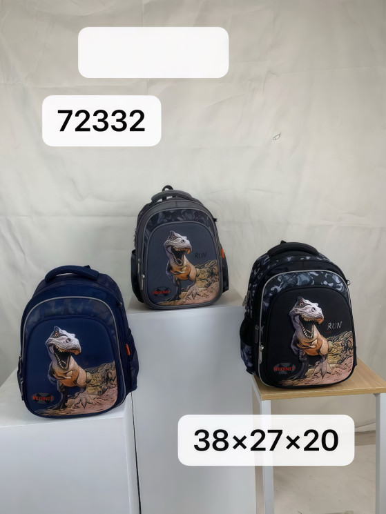 Рюкзак дитячий "72332" щільний текстиль (р: 38*27*20см) 3 кольори №386318 - Enigma BE3610