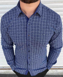 Сорочка No Brand р 3XL-6XL Чоловіча S3014 blue