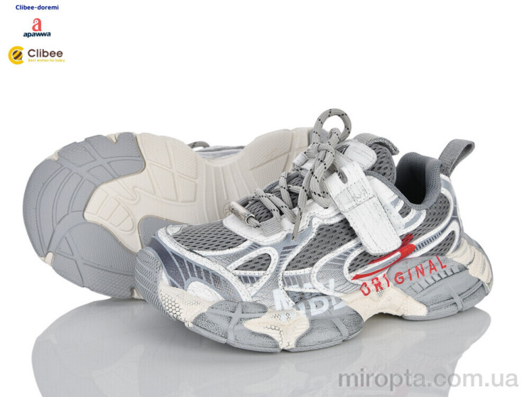 Кросівки 25Q221A grey р: 31-37, в упаковці: 7 пар, купити тільки гуртом - 1201256