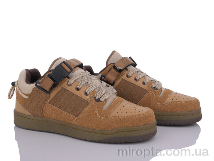 Кросівки 188-6 brown-khaki р: 40-45, в упаковці: 8 пар, купити тільки гуртом - 916097