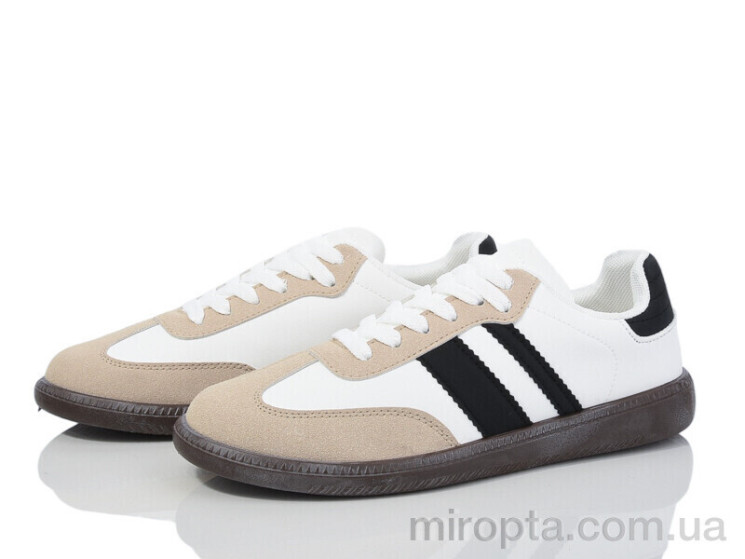 Кросівки 20-1078-3 white-black р: 36-41, в упаковці: 8 пар, купити тільки гуртом - 977642