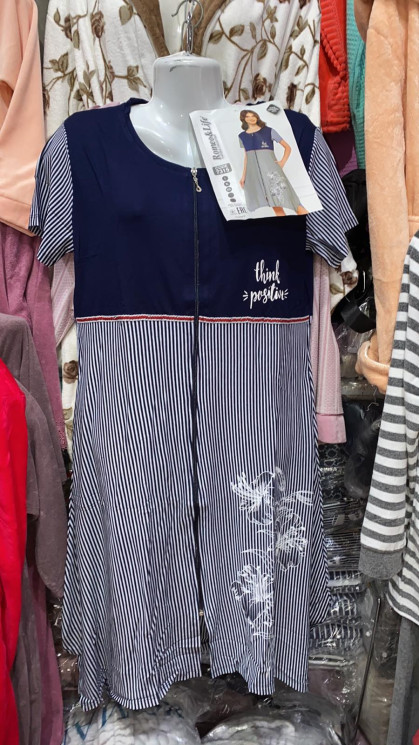 Халат жіночий "7315" віскоза (р: L,XL,2XL) в упаковці 3 шт. №364239 - Romex HR1980