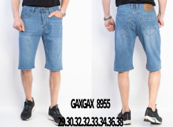 Шорти чоловічі, джинс, м.GAXGAX 8955 (розміри: 29-38), в упаковці 8 штук №344709