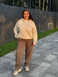 Штани жіночі, тринитка на флісі, м. 203.4 (р: S, M, L, XL, XXL) №715791