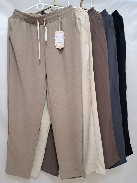 Штани жіночі, жатка, м.101 (Розмір: S-3XL), мікс кольорів, в упаковці 8 штук №326927 - Hang SE641