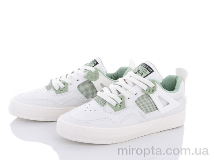 Кросівки G7(2529) white-green р: 35-40, в упаковці: 6 пар, купити тільки гуртом - 715051