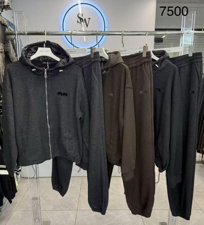 Костюм жіночий вовна на мікрохутрі м.7500 (р:L-2XL) 3 кольора в упаковці 3 штуки №764277 - Saint Zel3317