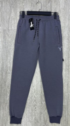 Спортивні штани дитячі Puma, тринитка, фліс, м.1003-3 (Розмір: 13-17 років), в упаковці 5 штук №322263