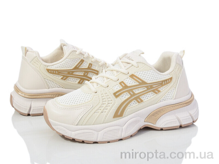 Кросівки HD42(172-37) beige-hkaki р: 36-41, в упаковці: 8 пар, купити тільки гуртом - 969362