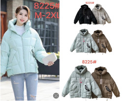 Зимова куртка жіноча, плащівка, холлофайбер, м.8225 (Розмір: M-2XL ), 4 кольори, в упаковці 4 штуки №319482