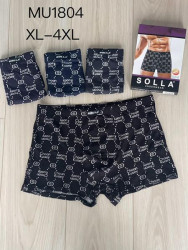 Труси чоловічі #MU1804 бамбук люкс на літо (р. XL-4XL), в упаковці 24 шт. мікс кольорів №531715