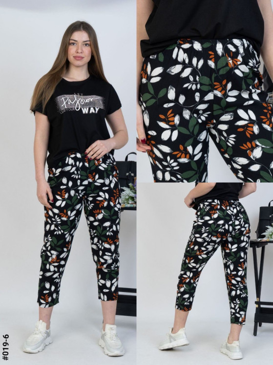Штани жіночі штапель  м.019-6  (р.XL-4XL)  в упаковці 4 штуки  №752091 - Coolme WE3111