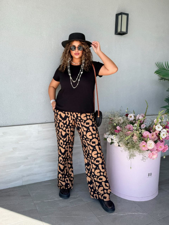 Штани жіночі, льон-шовк, м. 4062 (р: 48-50, 52-54, 56-58) №713096 - ElenaRoshior AV4653 м. 4062