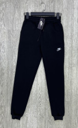 Спортивні штани дитячі Nike, тринитка, фліс, м.1001-3 (Розмір: 13-17 років), 2 кольори, в упаковці 5 штук №322264