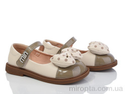 Туфлі G46 (B6802) beige р: 31-36, в упаковці: 8 пар, купити тільки гуртом