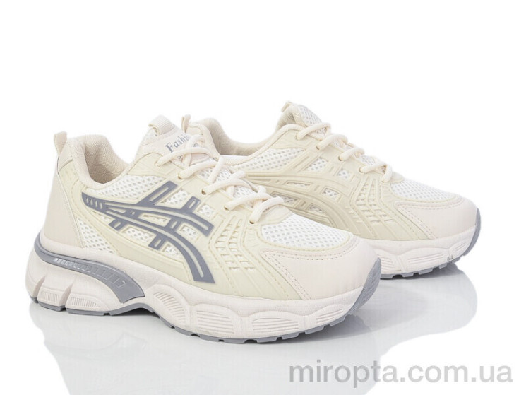 Кросівки HD42(172-37) beige-grey р: 36-41, в упаковці: 8 пар, купити тільки гуртом - 969363