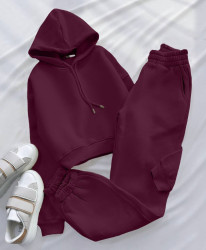 Костюм жіночий, тринитка на флісі м. 707 (р. S-M, L-XL) №403963