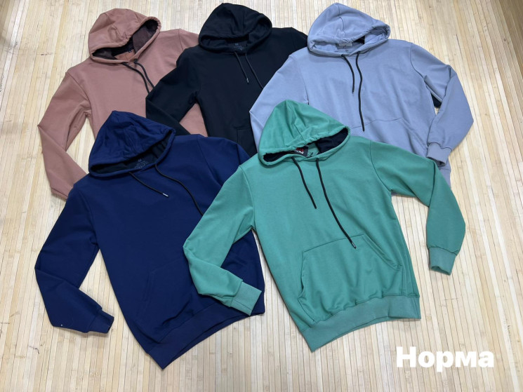 Худі чоловіче (р: М,L,XL,2XL,3XL) 5 кольорів, в упаковці 5 шт. №381817 - Turkey SE897