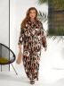 Костюм жіночий, шовк принт, м. 1706 (р: 50-54, 56-58) №710108 - GrandFashion AV4663 м. 1706